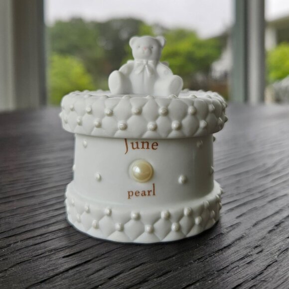 Russ Berrie 1990's Trinket Box June NWT/Box - Picture 10 of 10